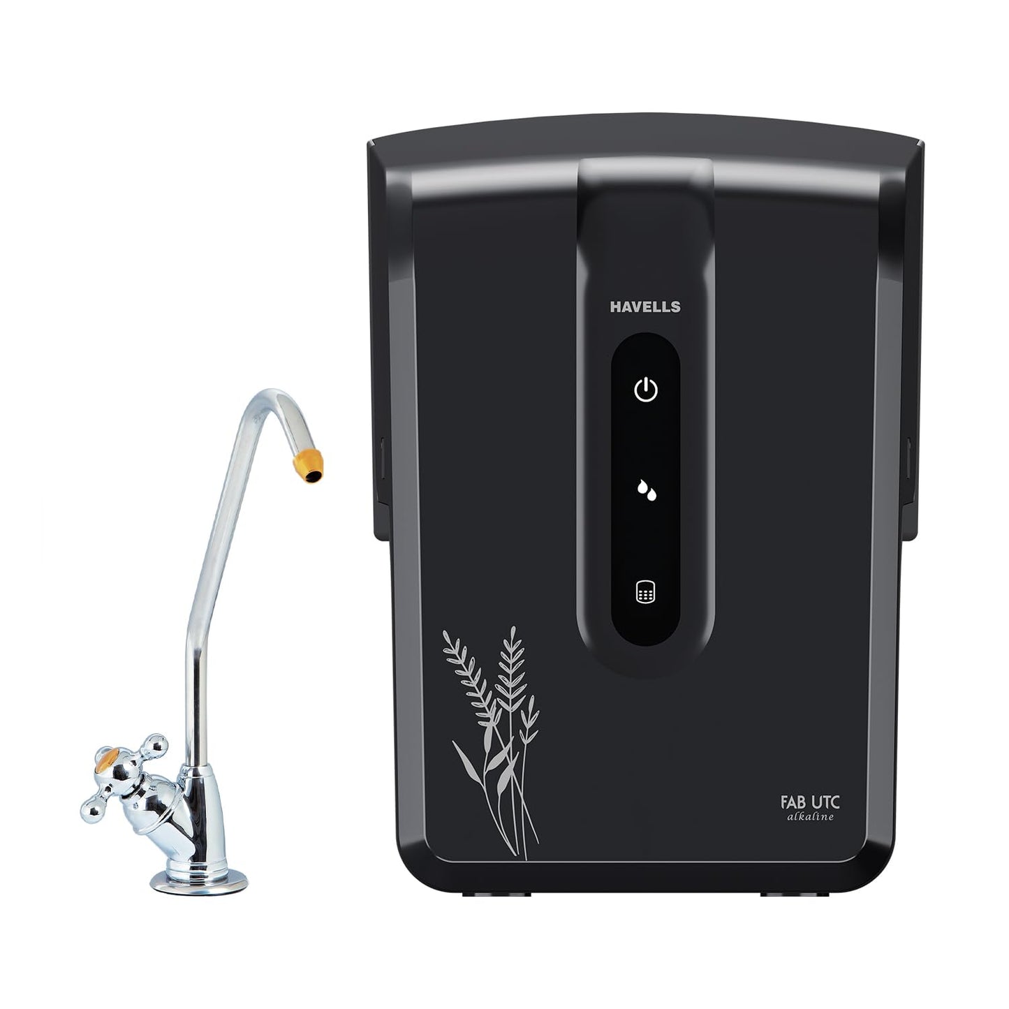 Havells FAB UTC (Under The Counter) Alkaline Water Purifier RO+UV+Alkaline |Copper+Zn+Mg | 9 Stage Purification, 7L SS Tank, Suitable for all water sources, 33% Higher Water Recovery, up to 2000 TDS