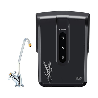 Havells FAB UTC (Under The Counter) Alkaline Water Purifier RO+UV+Alkaline |Copper+Zn+Mg | 9 Stage Purification, 7L SS Tank, Suitable for all water sources, 33% Higher Water Recovery, up to 2000 TDS