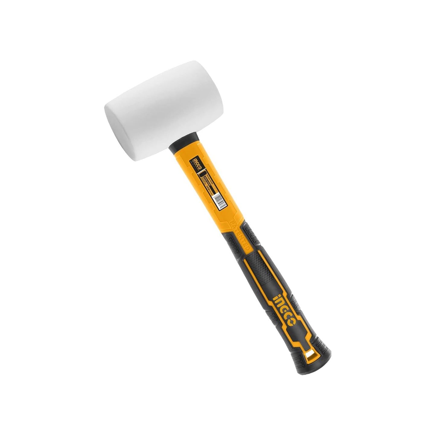 INGCO Rubber Hammer, Rubber Mallet for Masonry, Woodwork, Fittings for Home, DIY, Mechanic Use