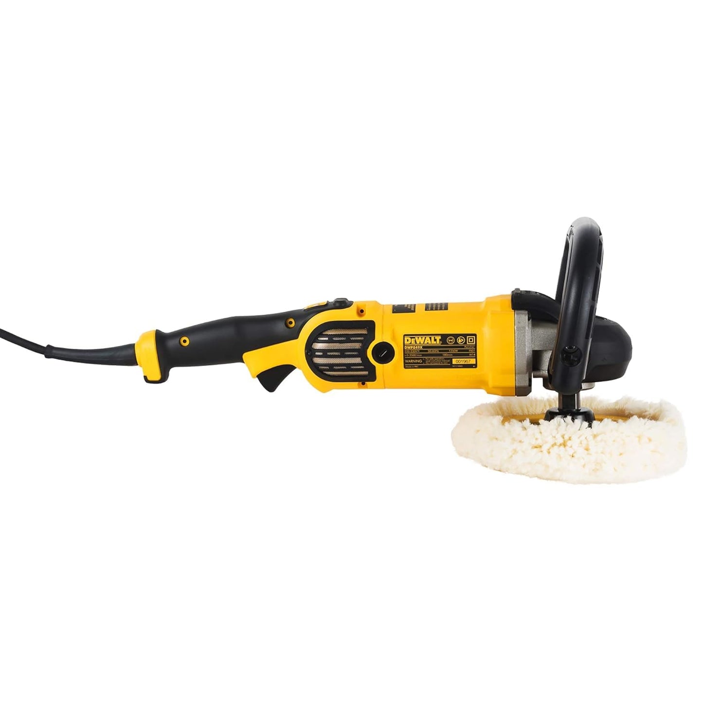 STANLEY DWP849X-IN 1250W 7”/9” Electronic Sander & Polisher | Variable Speed Car Polishing Machine | Soft Start, Heavy Duty Motor, Rubber Gear Case & Wool Pad