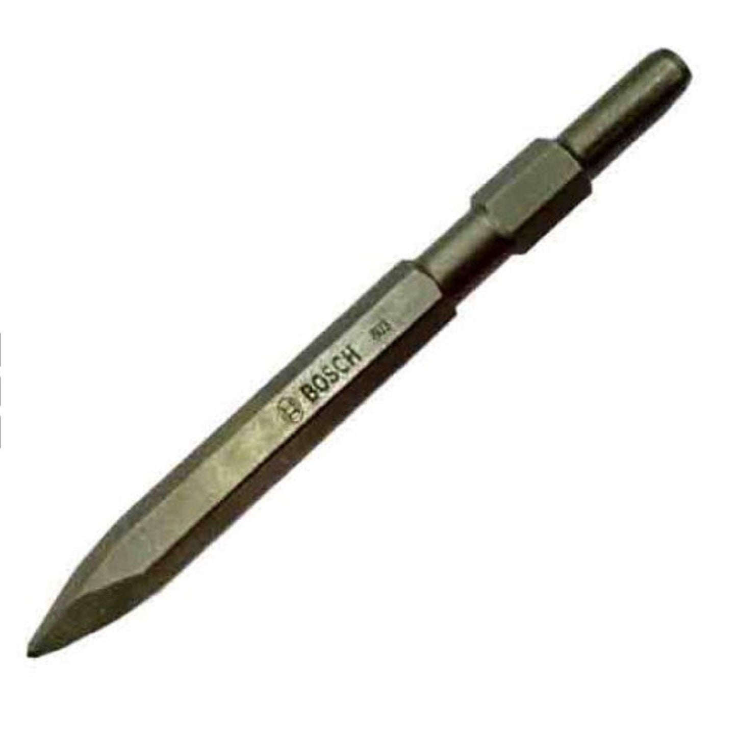 Bosch 2608690350 Pointed Chisel with 17 mm Hex Shank (Diameter 19 mm) Suitable for 5 Kg Hammer