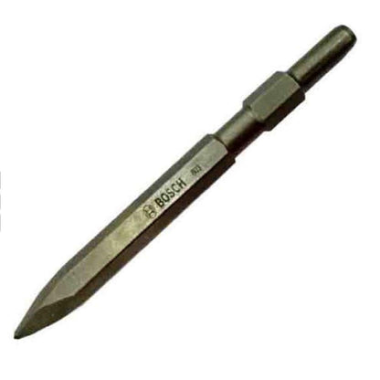 Bosch 2608690350 Pointed Chisel with 17 mm Hex Shank (Diameter 19 mm) Suitable for 5 Kg Hammer