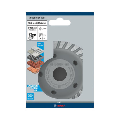 Bosch Professional New 4 inch Eco Range Concrete Grinding, 1 pc pack