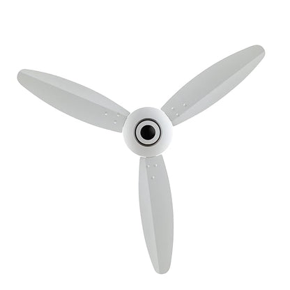 ANCHOR by panasonic Ecobreeze 1200mm BLDC Ceiling Fan (3 Blade, Matt White) with Remote, Medium (14143MWH)