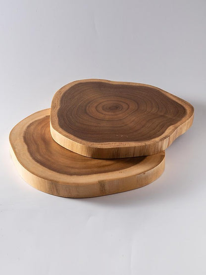 Udaipur Handicrafts Cutting Board (12 x 12 x 1.5 Inch) | Handcrafted Non-Slip Kitchen Chopping Board | Durable Natural Finish for Vegetables, Fruits, Meat, Cheese & Meal Prep