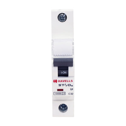 HAVELLS STAD-X 32A SP C MCB 240V - WHITE