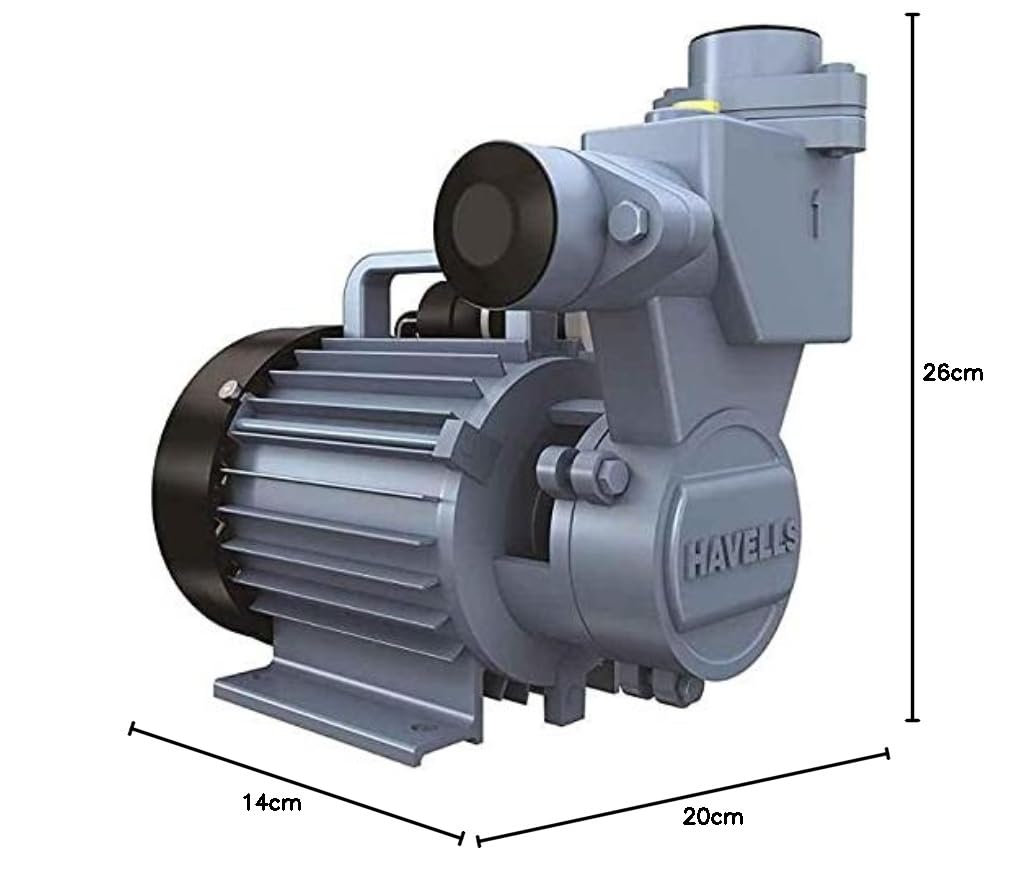Havells Monoblock Water Motor Pump MP1 I1hp water pump | Copper Winding, High Flow Rate, 180-260 V Range | Overheat Protection, Durable, Rust Resistant | For Home, Apartment | 1 Yr Warranty.