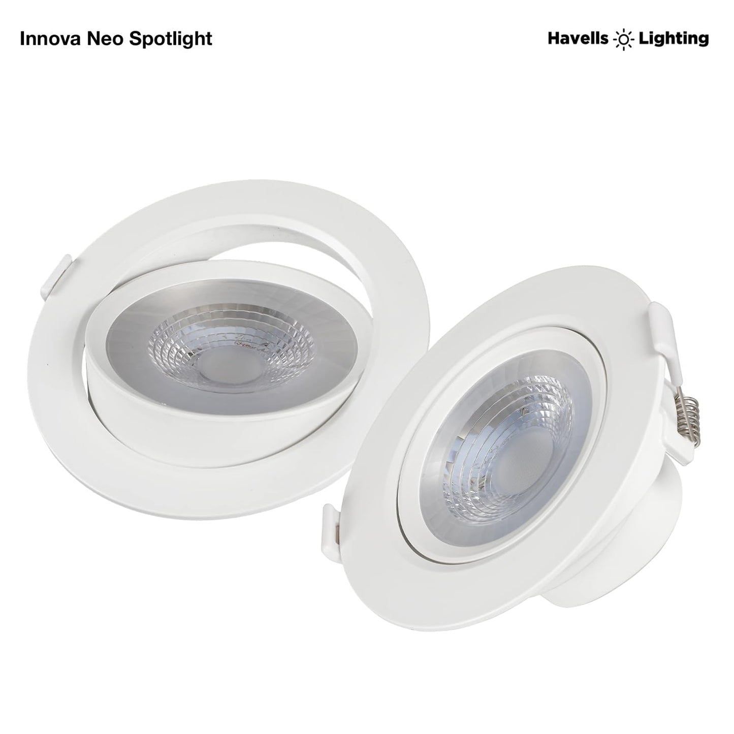 Havells INNOVA NEO LED SPOT Light 8W 6K Round, LED Ceiling Light