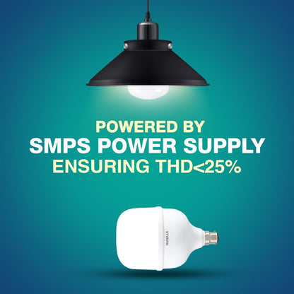 Havells 50W high wattage Bulb | High CRI & High Efficiency | Energy Efficient | Mercury-Free | 4KV Surge Protection | 100 Lumens Per Watt |Cool Day Light (6500K) b22d