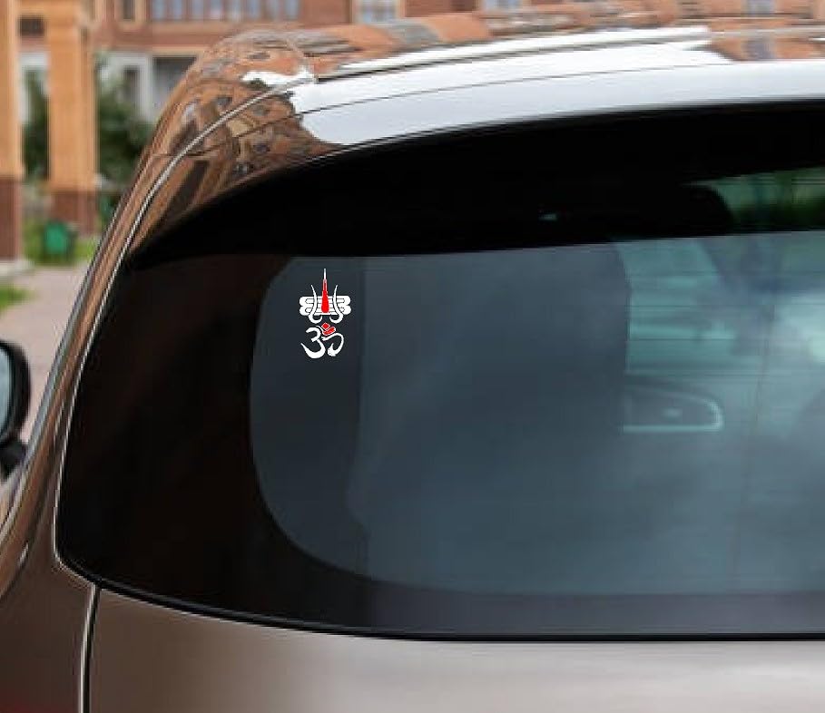Akshar Arts Bhuwana Om and Jai Mahakal Sticker