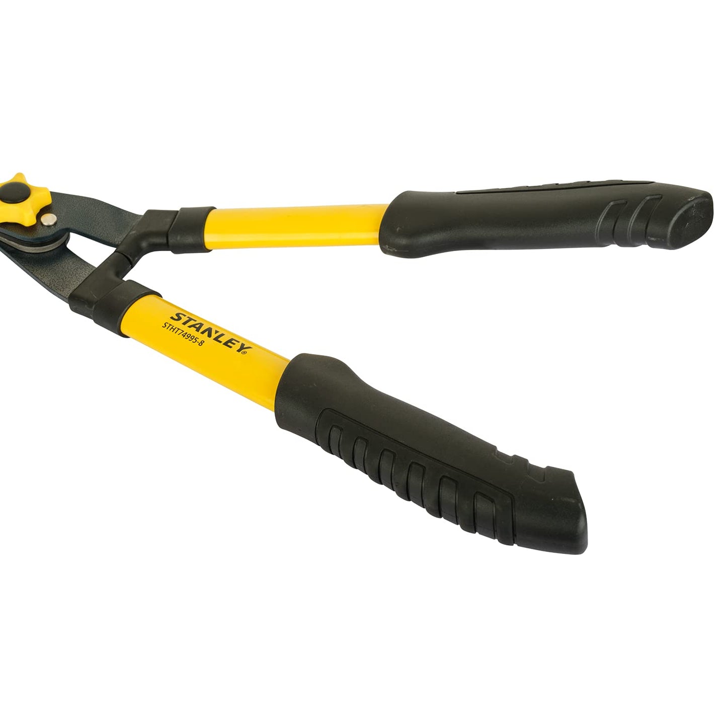 STANLEY STHT74995-8 8"/200 mm Hedge Shears, Carbon Steel Blade, Ideal for Cutting Branches of Trees, Shrubs & Bushes, Ergonomic Rubber Grip, YELLOW & BLACK