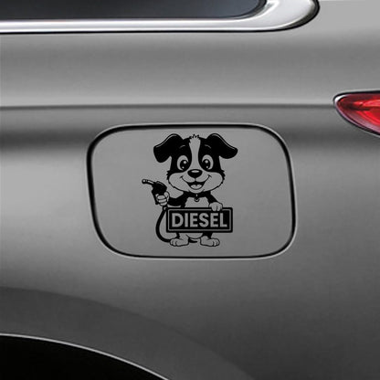 Akshar Arts Bhuwana Diesel Sticker for Car Fuel Cap, Waterproof Vinyl Decal for Outdoor Use
