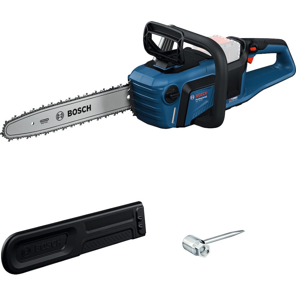 BOSCH GKE 18V-40 Cordless Chainsaw (Solo Tool) | Brushless Motor | OptiCut Tech | 36cm Cutting Length | 40cm Bar | 150ml Oil Tank | Without Battery & Charger