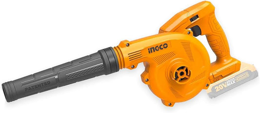 INGCO CABLI200181 20V Cordless Leaf Blower – Dual-Speed, High-Efficiency Motor (0–18000 RPM)
