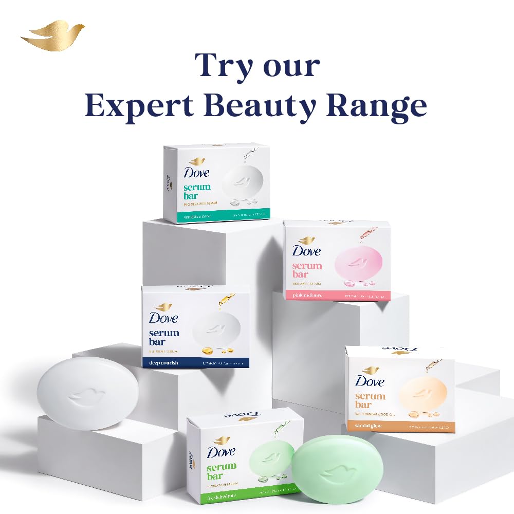 Dove Serum Bar | with Nutrient Serum | Deep Nourish | 1000g (125g x 8)