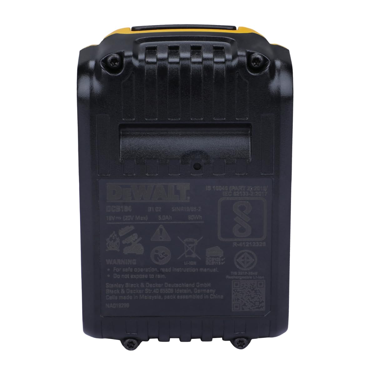 DEWALT DCB184-B1 5Ah Li-Ion Battery Pack