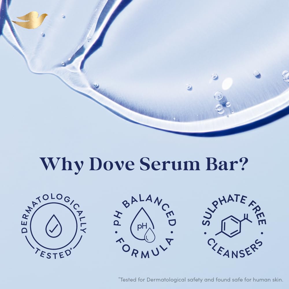 Dove Serum Bar | with Nutrient Serum | Deep Nourish | 1000g (125g x 8)
