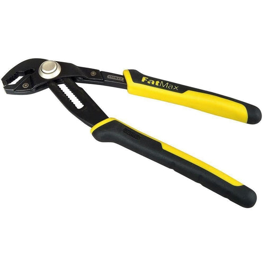 STANLEY 0-84-647 FATMAX Groove Joint Plier with Push Lock Button, 8/200 mm