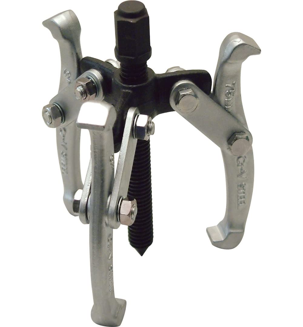 STANLEY 70746-S Carbon Steel 3 Jaw Gear Puller, 75 mm, Silver