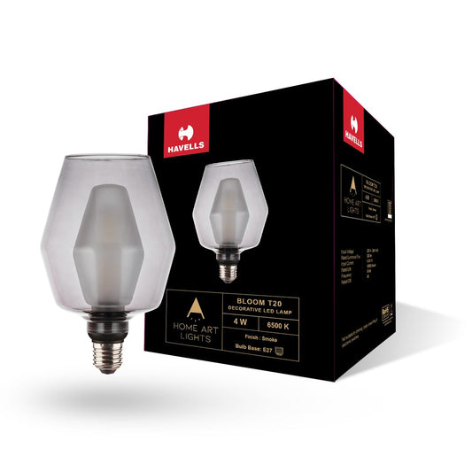 HAVELLS Decorative Bulb -BLOOM T20 SMOKE 4W 6500K E27 LAMP