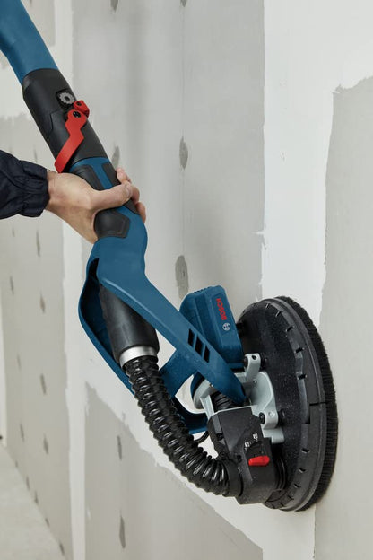 Bosch GTR 550 Drywall Sander, 550W, 215 mm, 910 rpm, UltraFlexible Head, Ceiling Suction, 4.8 kg + Carrying Case, 1 Soft pad Set, 1 Sanding Sheet, 3 Cable Clip, 1 Year Warranty