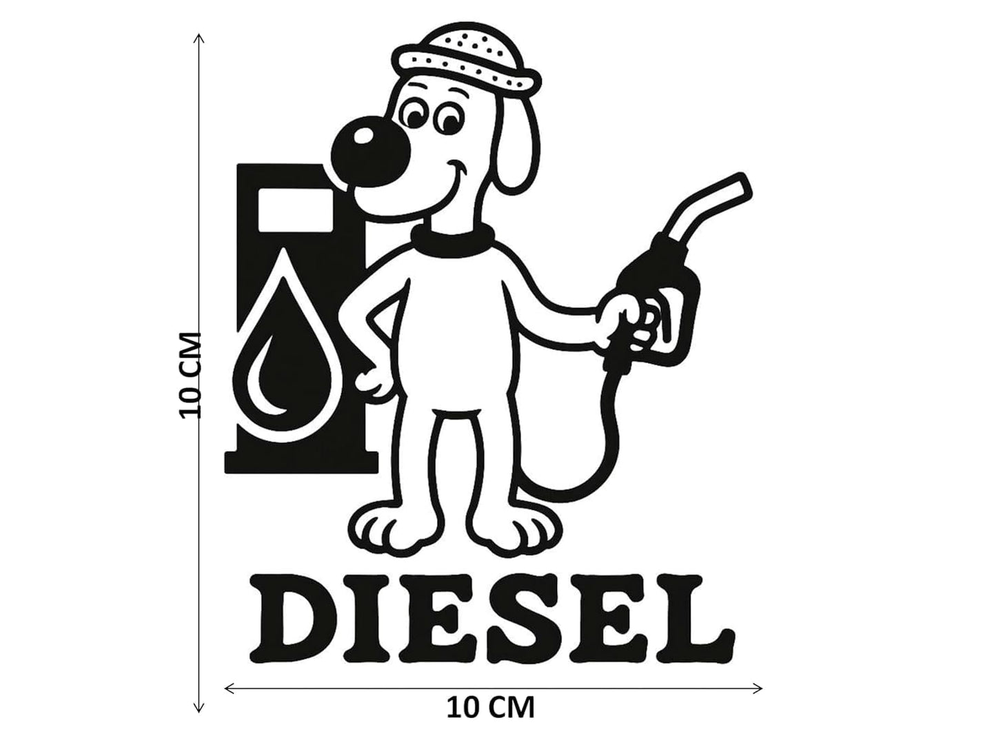 Akshar Arts Bhuwana Car Sticker Vinyl Stickers Diesel Sticker for Car Exterior Waterproof Scratch Proof, Weather Resistant Decals Black White Cute Cartoon Jerry (Bitzer Cartoon Humor - Car..)