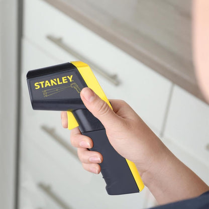 STANLEY STHT0-77365 High Accuracy Industrial Digital Infrared Thermometer With -38°C To 520°C Temperature Range & IP 20 For Dust Protection, 6 Months Warranty (Not for human body temperature)