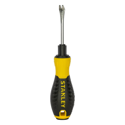 STANLEY STHT62511 9-Way Screwdriver Set with Storage Case for Home, DIY, Professional & Industrial Use Ideal for Carpentry, Construction, Mechanical, Electrical & Plumbing Tasks, YELLOW & BLACK