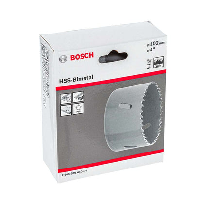 Bosch Professional HSS Bi- Metal Holesaws With Diameter 102mm, Pack Of 1, Adaptor To Be Bought Seperately
