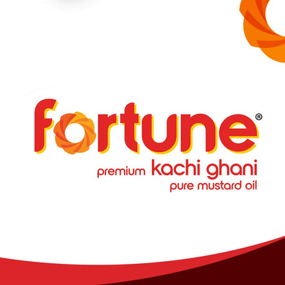 Fortune Premium Kachi Ghani Pure Mustard Oil, 1 ltr pouch