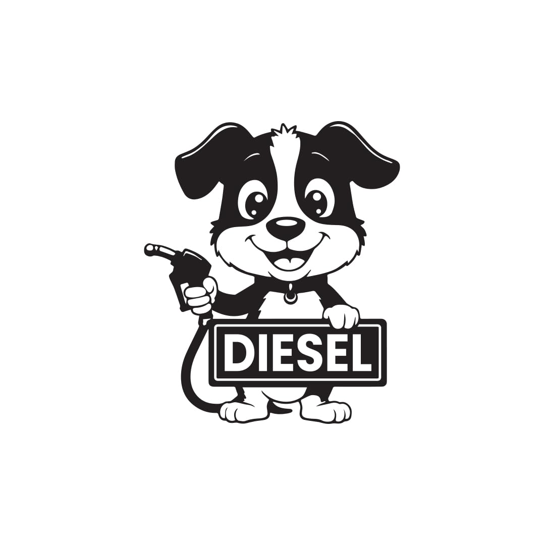 Akshar Arts Bhuwana Diesel Sticker for Car Fuel Cap, Waterproof Vinyl Decal for Outdoor Use