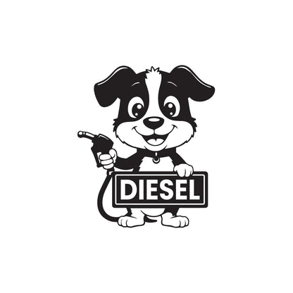 Akshar Arts Bhuwana Diesel Sticker for Car Fuel Cap, Waterproof Vinyl Decal for Outdoor Use
