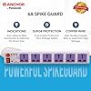 Anchor by Panasonic 6 way Universal Socket with Single Switch | 6 Way Extension Board with 1.5 Mtr Extension Cord | Multi Plug Socket for Home Wall, Office (22579)
