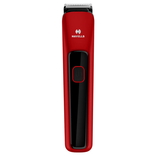 Havells Men Bt5111C Cordless Beard Trimmer With Comb (Black & Red)