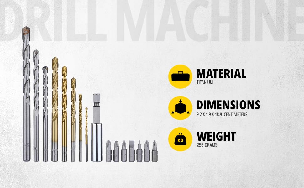STANLEY STA7221-XJ Titanium Drill Machineing and Screw Driving Set (16pc)