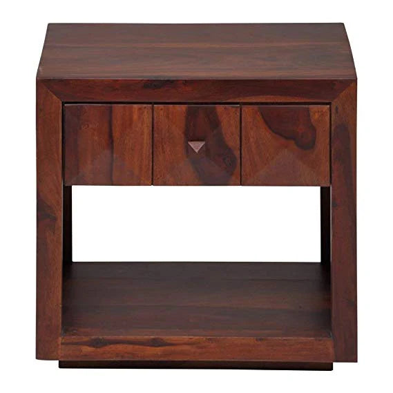 Udaipur Handicrafts Wood Bed Side Table