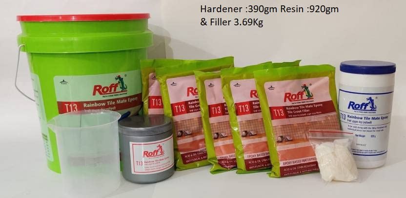 Pidilite Roff Rainbow Tile Epoxy Grout (Pastel Brown Colour) (5 kg)