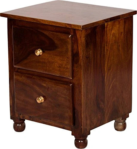Udaipur Handicrafts Wood Bed Side Table