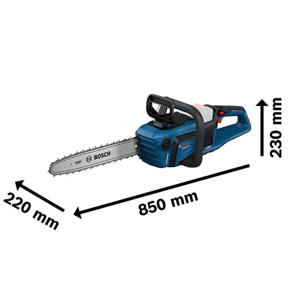 BOSCH GKE 18V-40 Cordless Chainsaw (Solo Tool) | Brushless Motor | OptiCut Tech | 36cm Cutting Length | 40cm Bar | 150ml Oil Tank | Without Battery & Charger