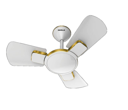 Havells Enticer ES 600mm Decorative, Dust Resistant, High Speed Ceiling Fan (Pearl White Gold)