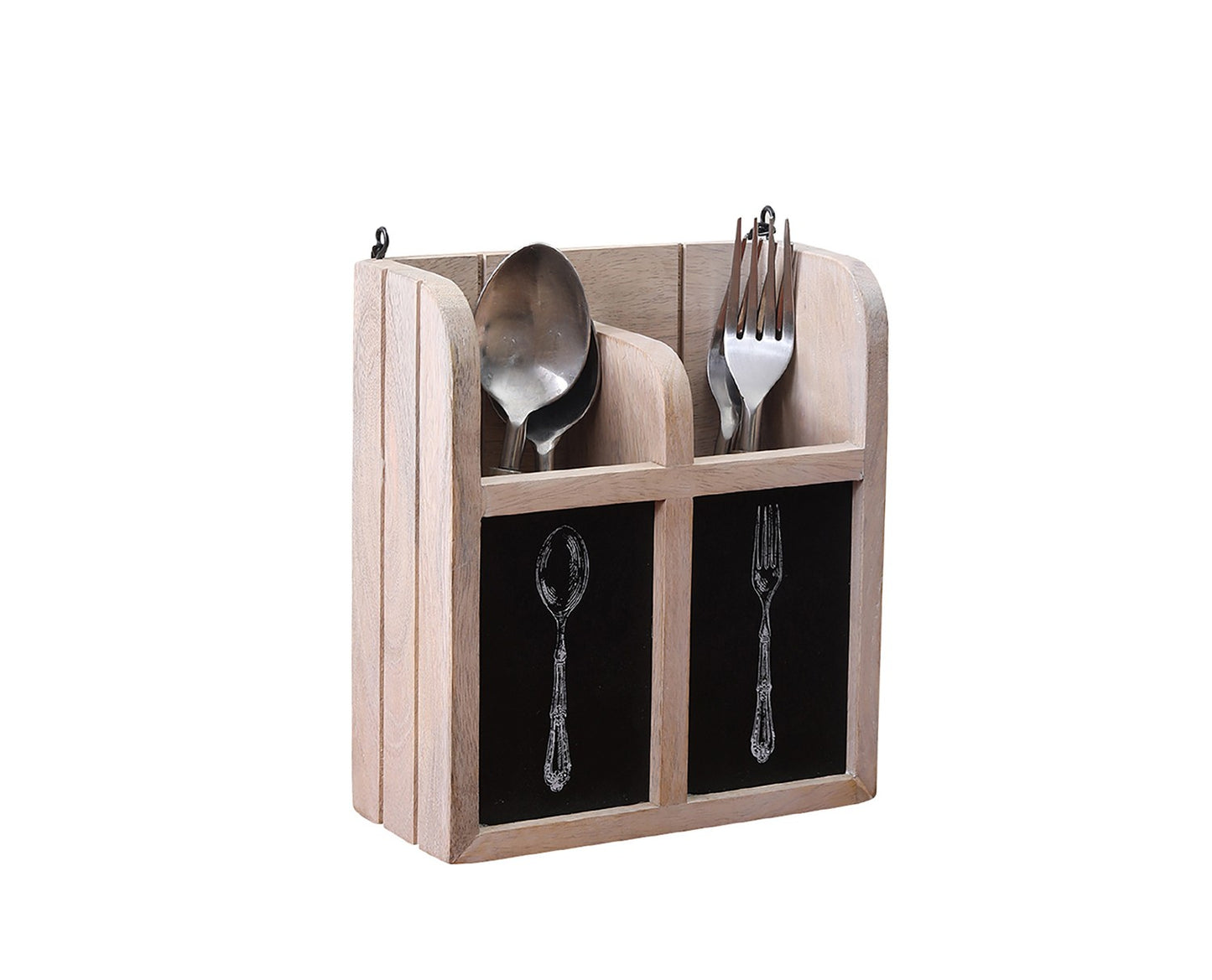 Udaipur Handicrafts Mango Wood Kitchen Cutlery Holder from Style Wood Collection