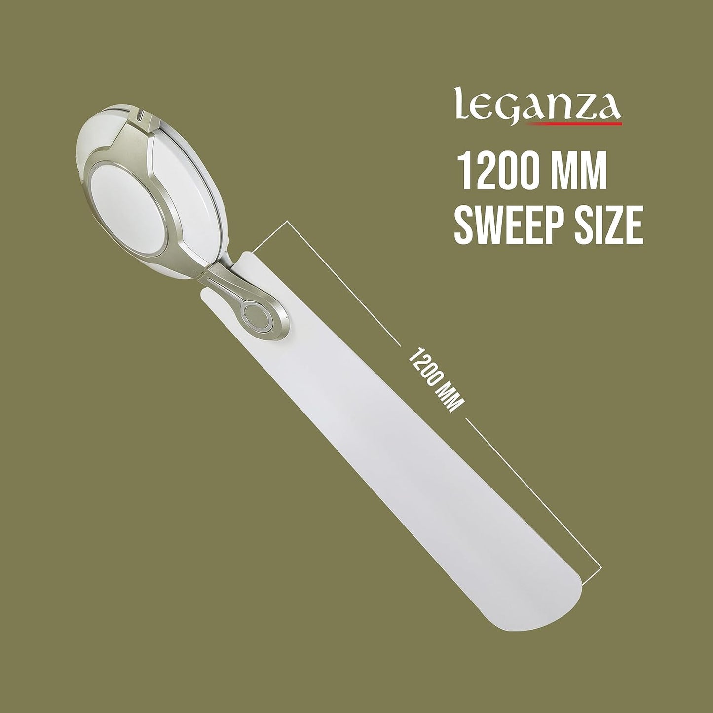 Havells Leganza 3B 1200mm 2 Star Energy Saving Ceiling Fan (Pearl White Silver, Pack of 1)