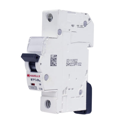 HAVELLS STAD-X 32A SP C MCB 240V - WHITE