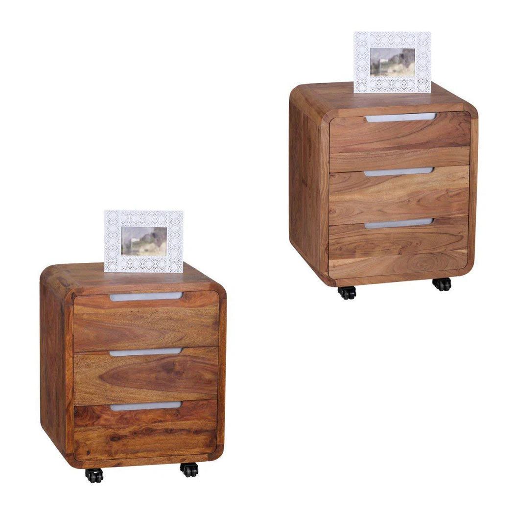 Udaipur Handicrafts Wood  Bed Side Table