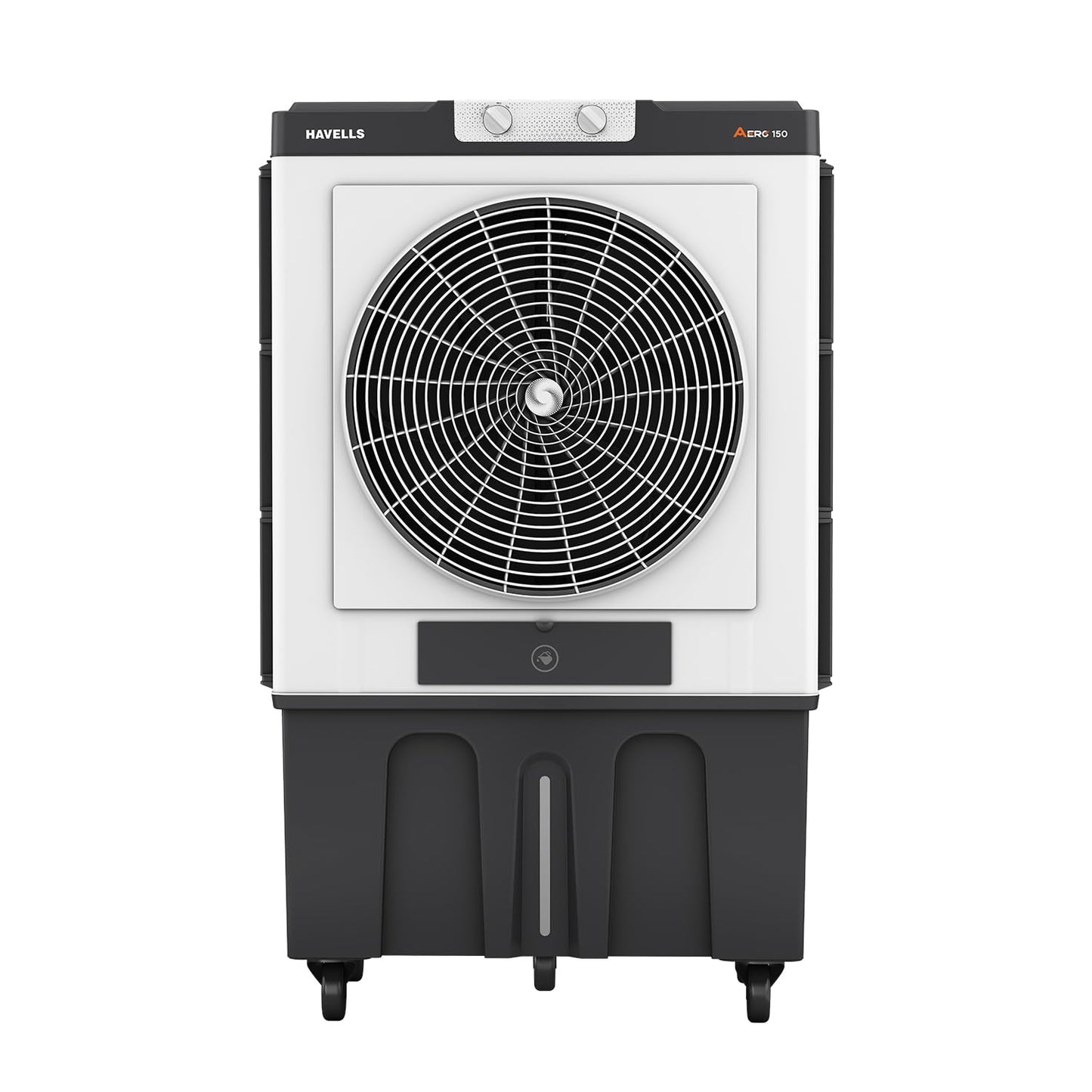 Havells Aero 150 L Premium Commercial Air Cooler| 22" Metal Blade Fan| Powerful Air-Delivery of 12000 m³/h| 3 Side Bacteria Shield Honeycomb Pads| Dust Filter Nets| XXL Ice chamber| Auto fill function