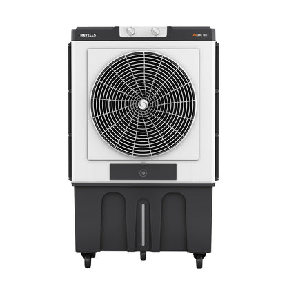 Havells Aero 150 L Premium Commercial Air Cooler| 22" Metal Blade Fan| Powerful Air-Delivery of 12000 m³/h| 3 Side Bacteria Shield Honeycomb Pads| Dust Filter Nets| XXL Ice chamber| Auto fill function