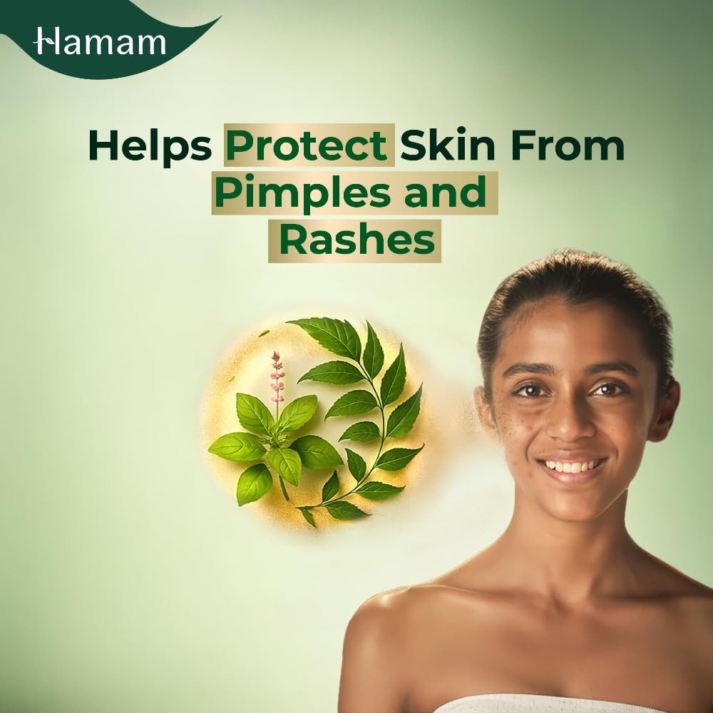 Hamam Neem Tulsi and Aloevera Soap Bar 100 g