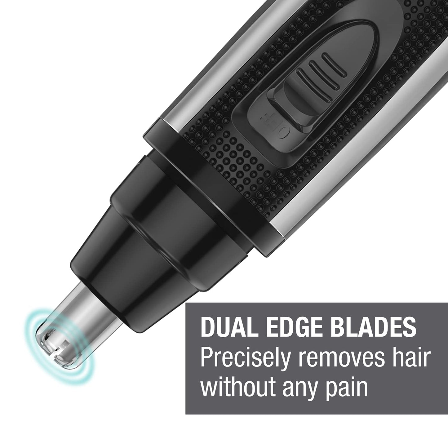 Havells Ne6322 Nose&Ear Hair Trimmer,Battery Operated&Easy To Carry (Black), Unisex