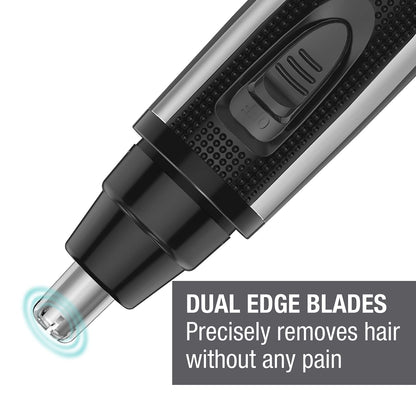Havells Ne6322 Nose&Ear Hair Trimmer,Battery Operated&Easy To Carry (Black), Unisex