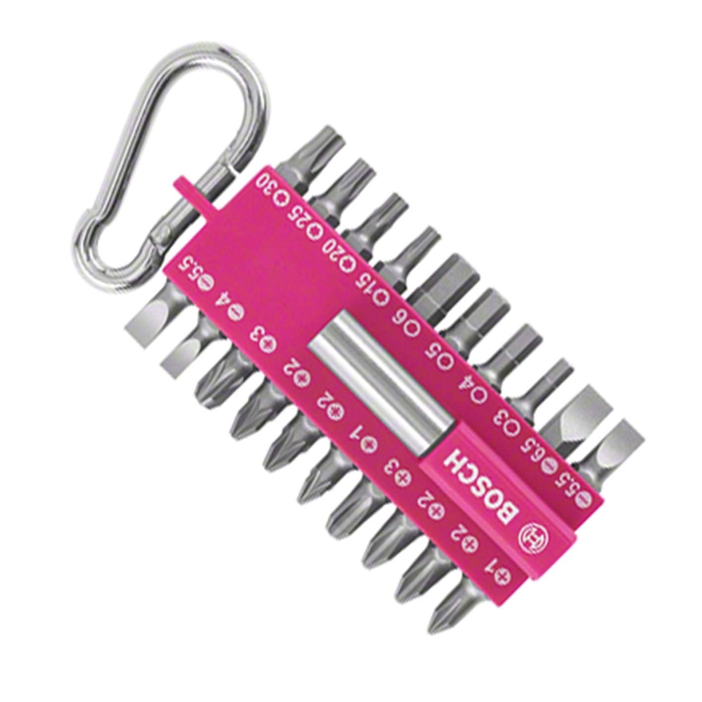 Bosch Professional 21-piece screwdriver bit set_fuchsia